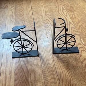 Black Bicycle Bookends